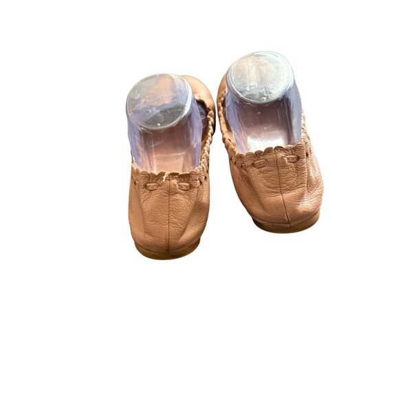 See by Chloe Leather Jane Point Ballet Flats Size 39 Slip-On Womens Shoes - Picture 4 of 8